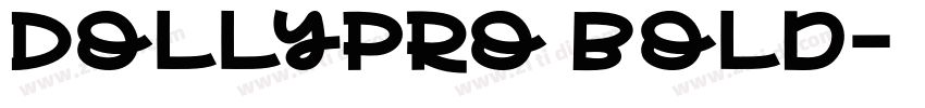 DollyPro Bold字体转换